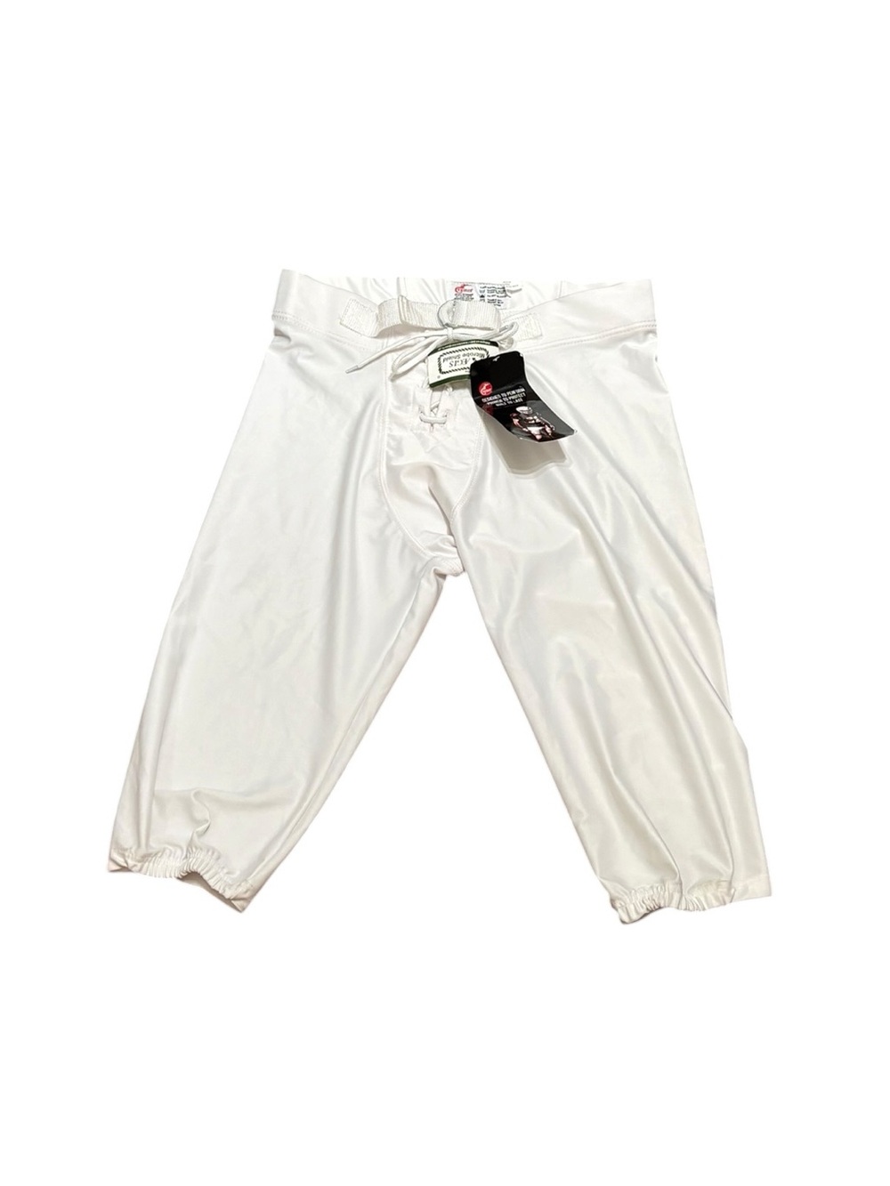 Cramer White Athletic Pull On Pants with Tie Front Closure, Size M NWT